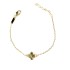 Classic Gold Clover Bracelet with Zircon Diamond